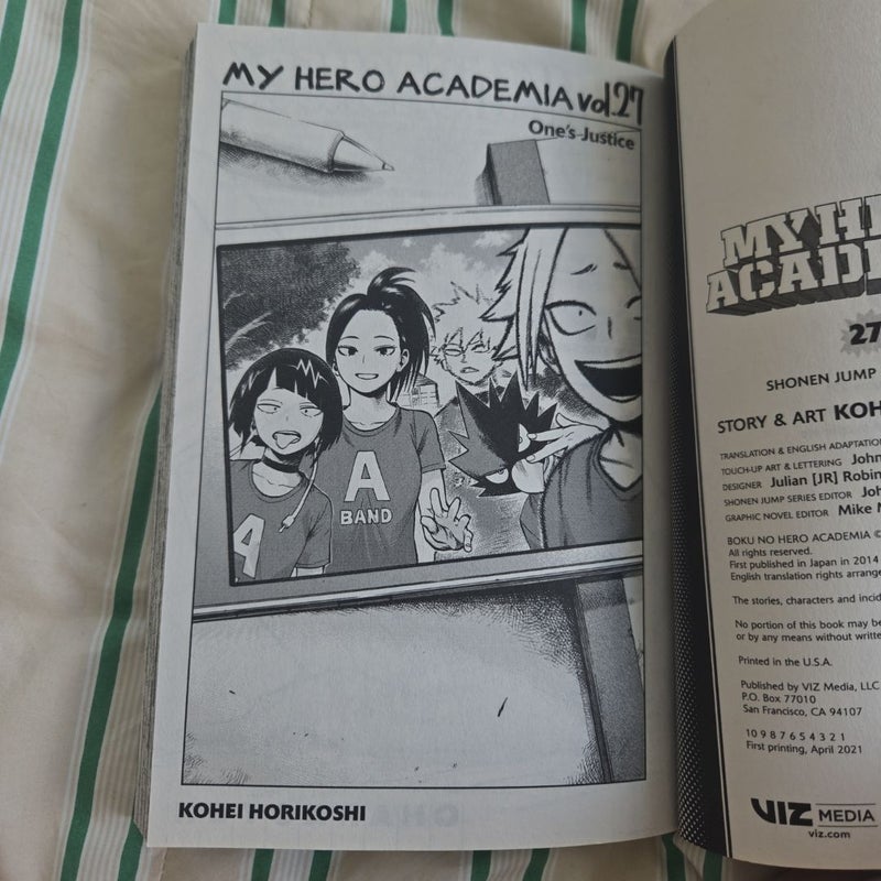 My Hero Academia, Vol. 27