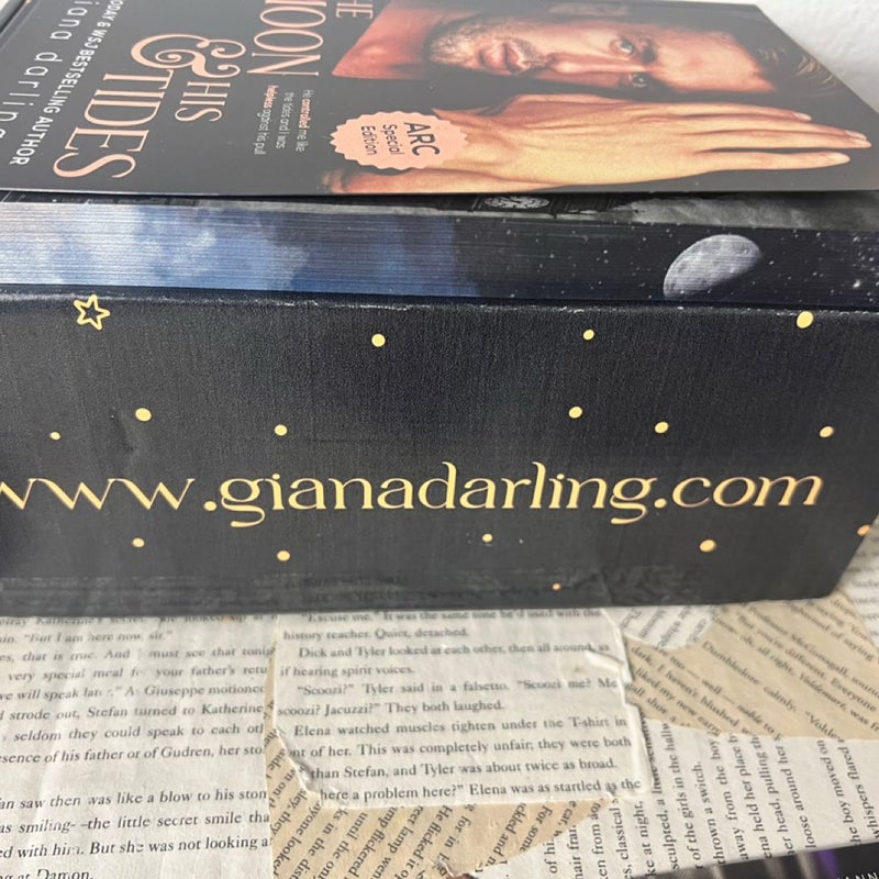 The moon and his tides special edition arc paperback Giana darling