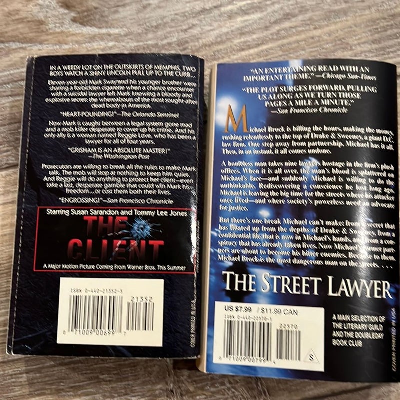 Client & The Street Lawyer (2 books)