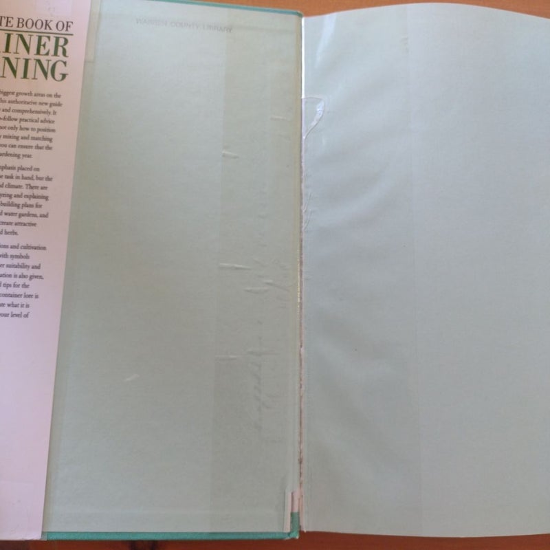 The Complete Book of Container Gardening