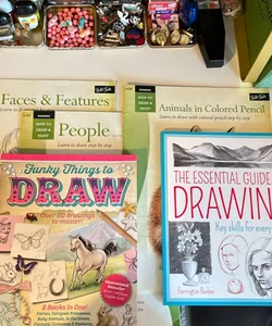Multiple Art Books - How To Draw