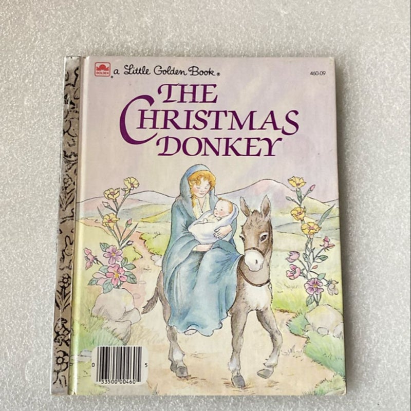 The Christmas Donkey - a Little Golden Book 1984