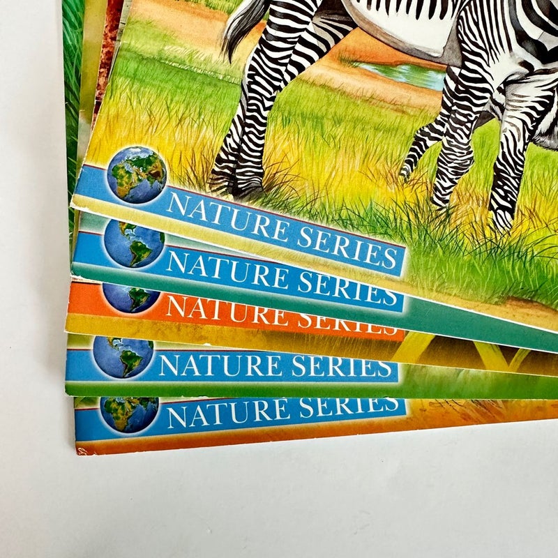 Animal Nature Series book bundle, 5 books