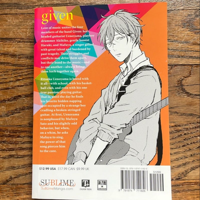 Given, Vol. 1