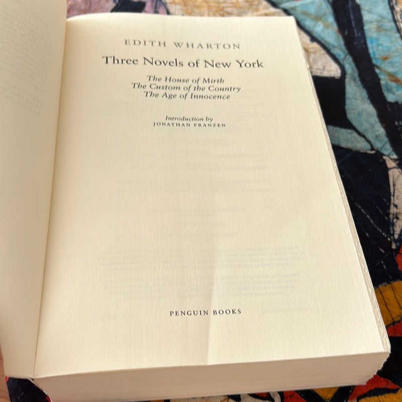 Three Novels of New York