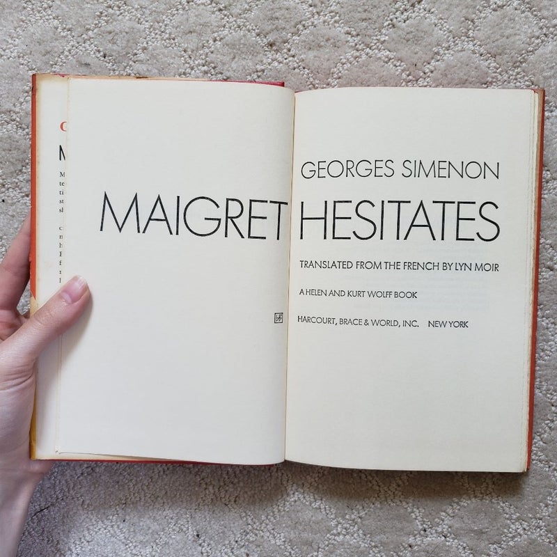 Maigret Hesitates (Book Club Edition, 1970)