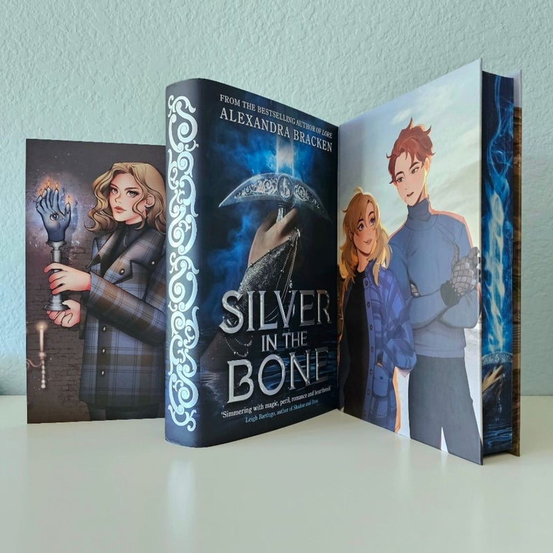 Fairyloot Silver In The Bone Signed exclusive edition NEW