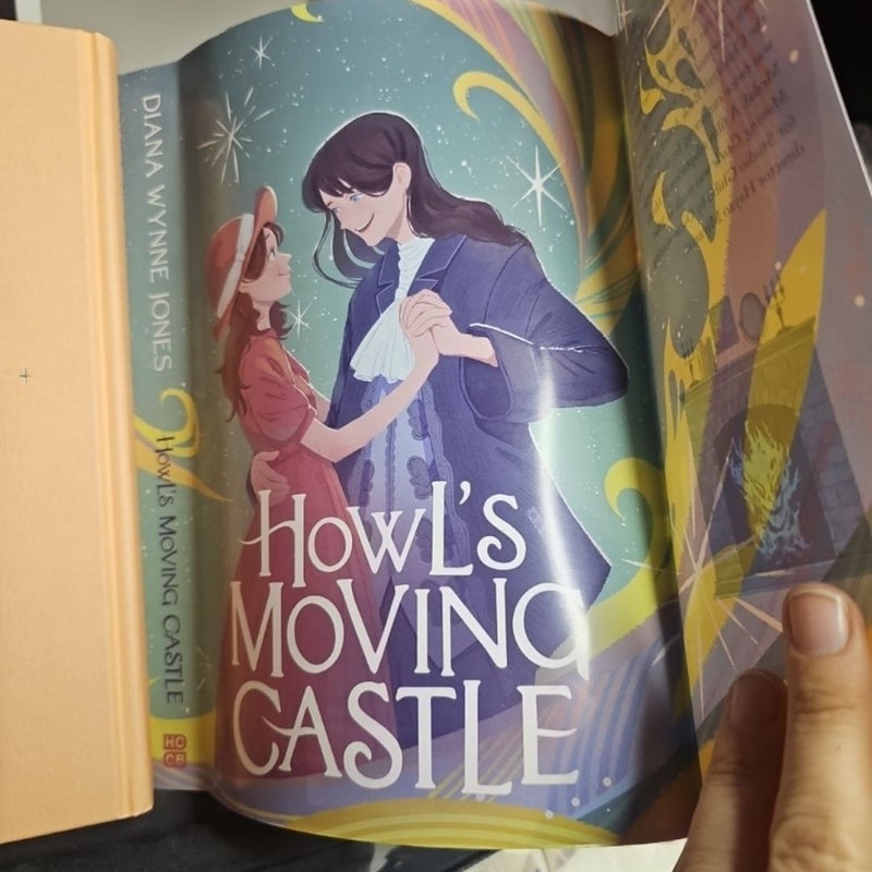 HOWL'S MOVING CASTLE by Diana Wynne Jones FAIRYLOOT EXCLUSIVE HC ~ Sprayed Edges