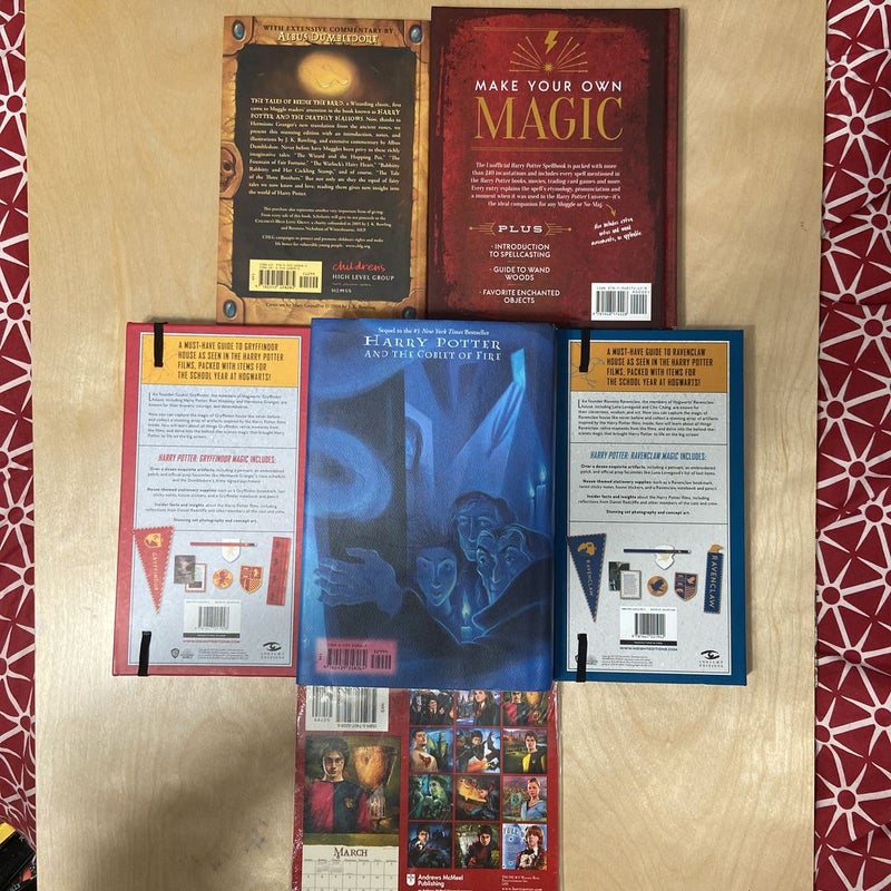 Harry Potter Bundle of 6 Books/Items 