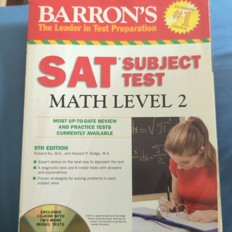 Barron's SAT Subject Test Math Level 2 with CD-ROM