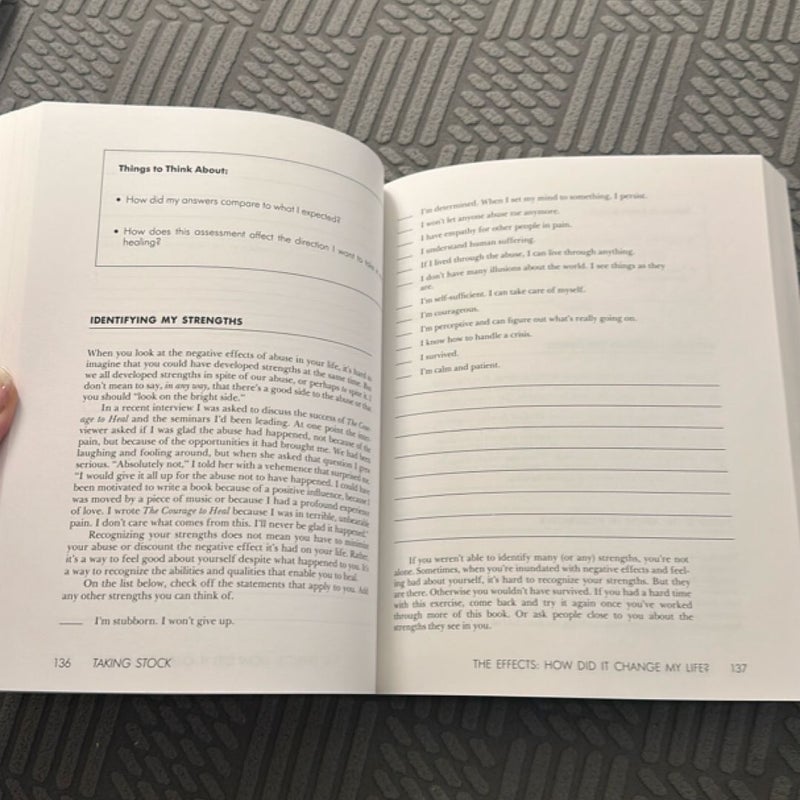 The Courage to Heal Workbook