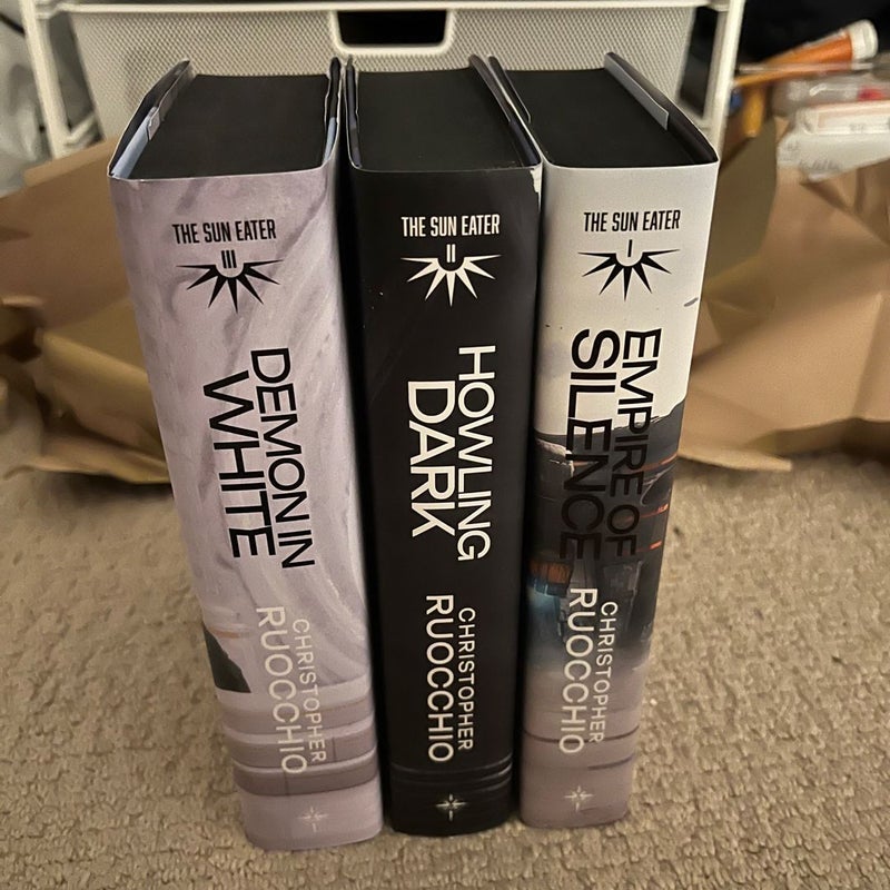 *SIGNED* Suneater Series Books 1-3 Broken Binding Special Edition