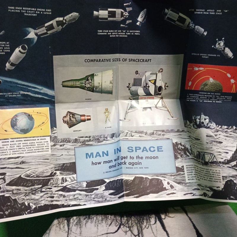 Man In Space + Poster - Vintage 1967 