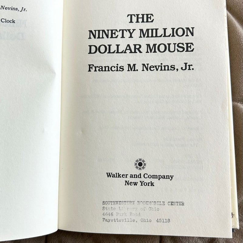 The Ninety Million Dollar Mouse  Ex Lib 3531