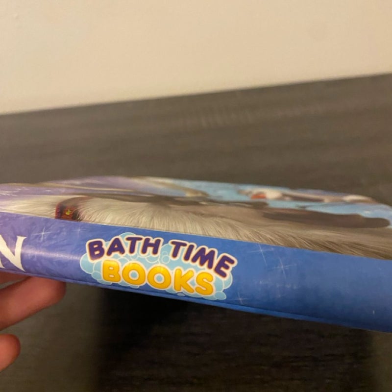 Sven Disney Plush & Frozen Bath Time Book