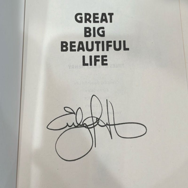 SIGNED Illumicrate Great Big Beautiful Life