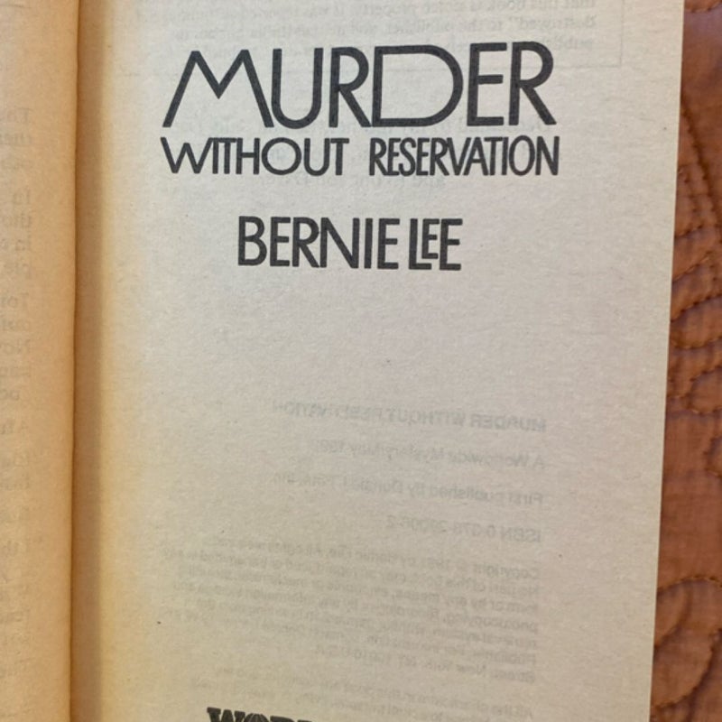 Murder Without Reservation