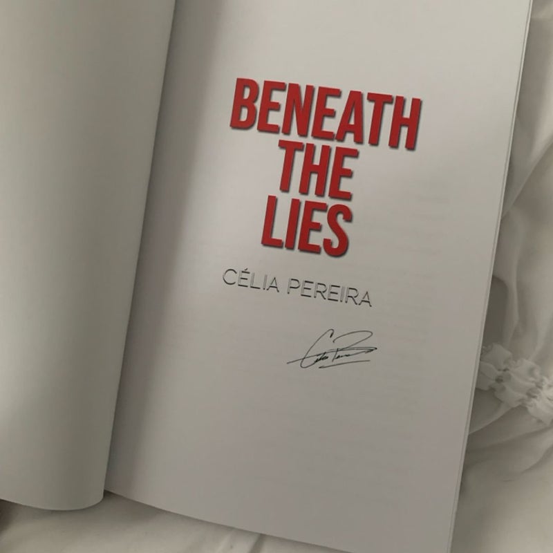 Beneath the Lies Cover to Cover Signed