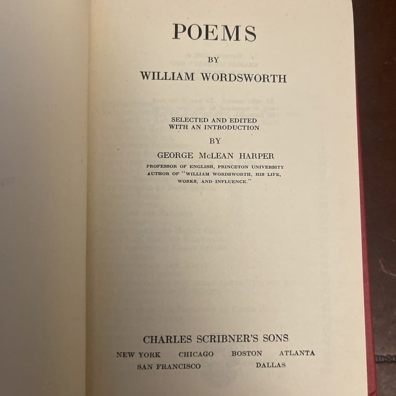 Wordsworth Poems