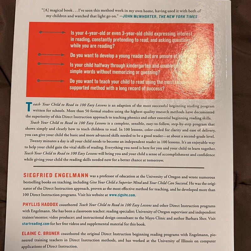 Teach Your Child to Read in 100 Easy Lessons