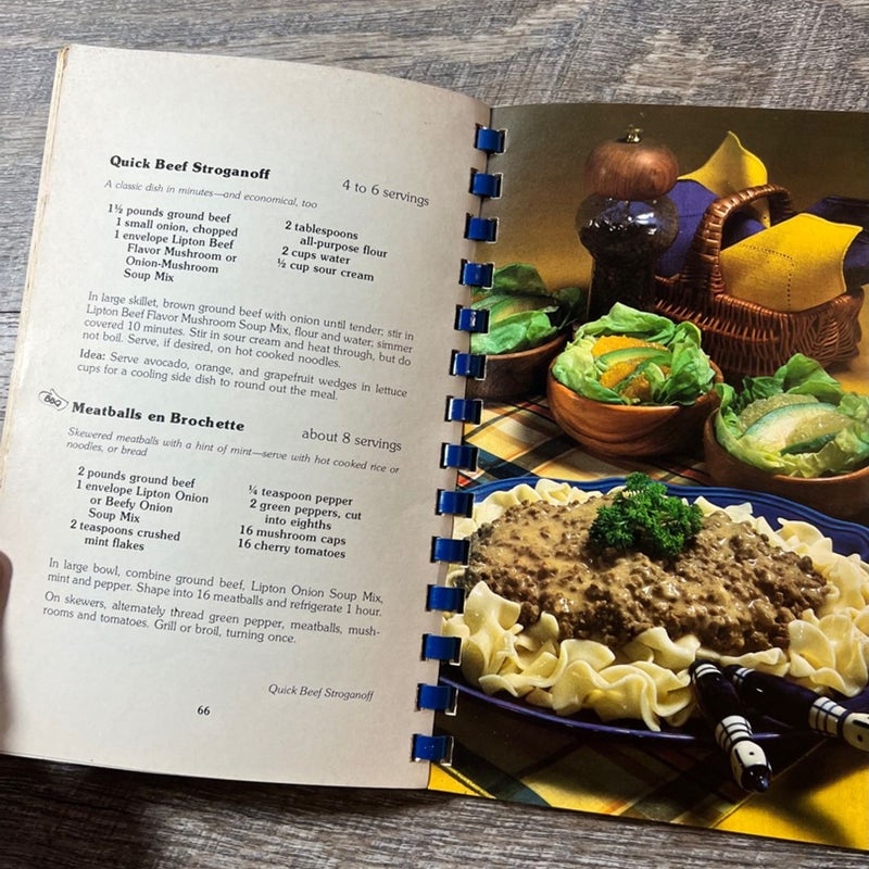 Vintage Souped Up Recipes from Lipton