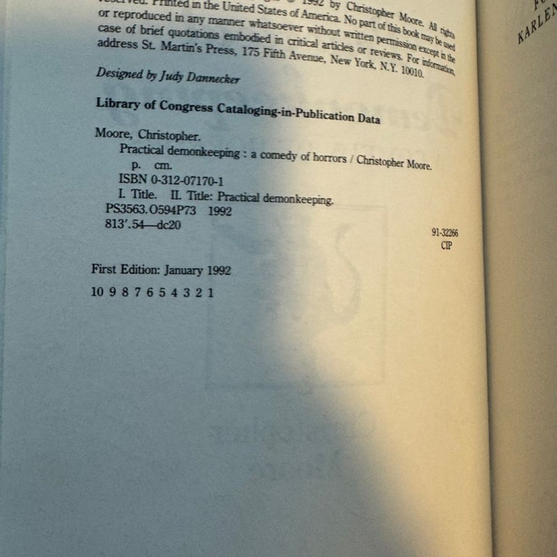 Practical Demonkeeping - SIGNED