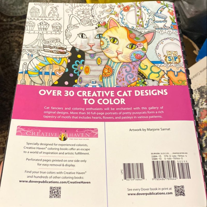 Creative Haven Creative Cats Coloring Book