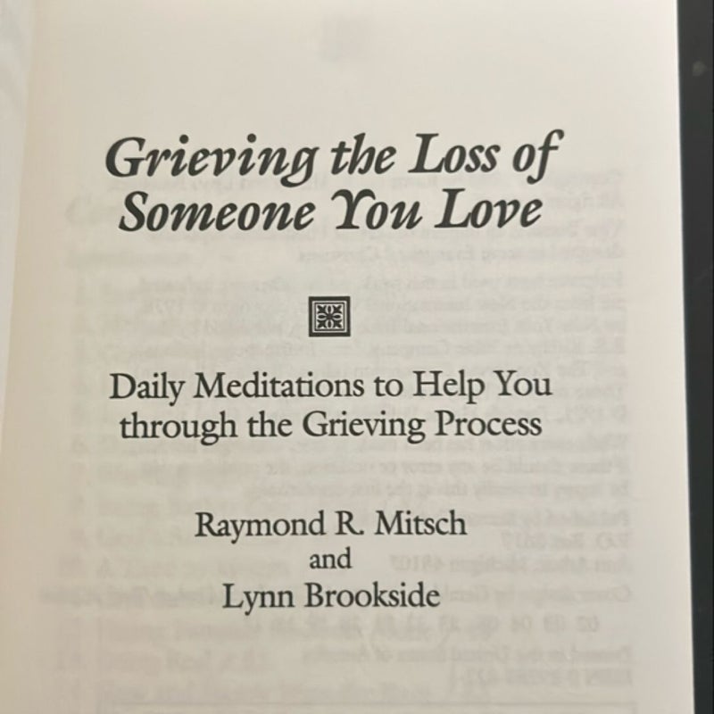 Grieving the Loss of Someone You Love