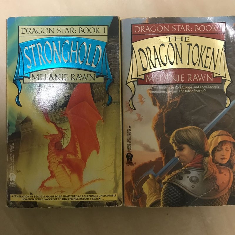 Dragon Star books 1&2, Stronghold, The Dragon Token, lot