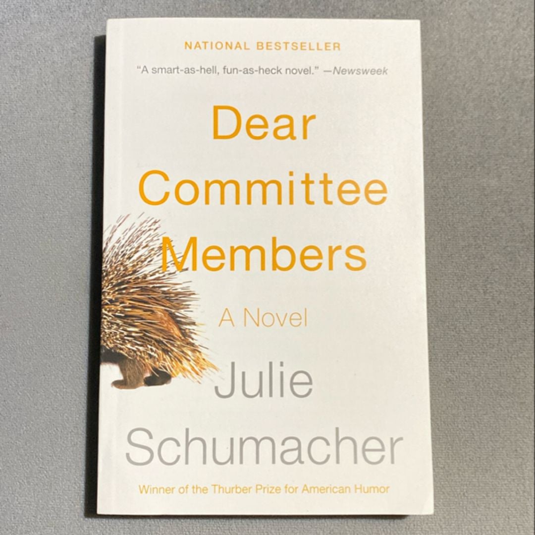 Dear Committee Members