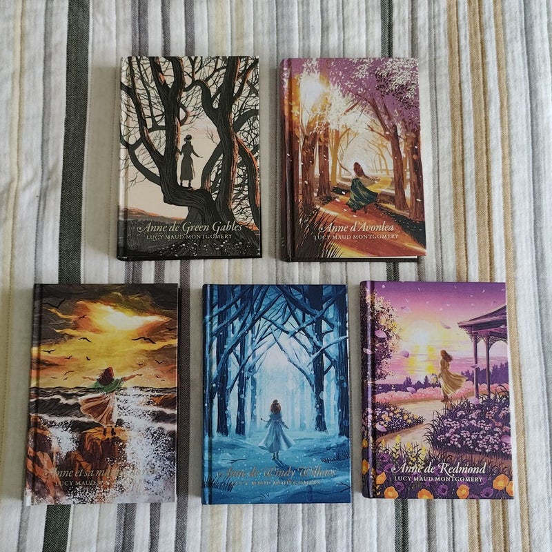 5 Book Collection: Beautiful French Editions of Anne of Green Gables