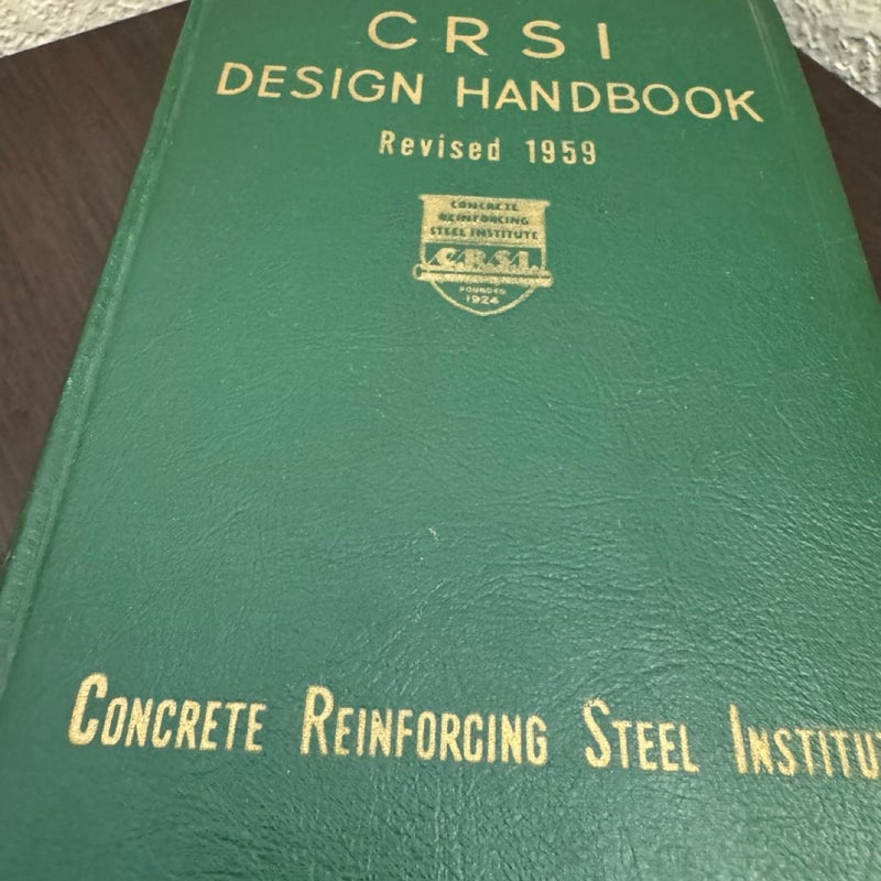 CRSI Design Handbook 1959