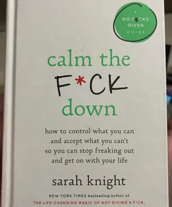 Calm the f*ck down 