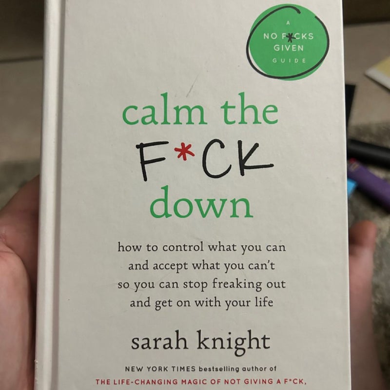 Calm the f*ck down 