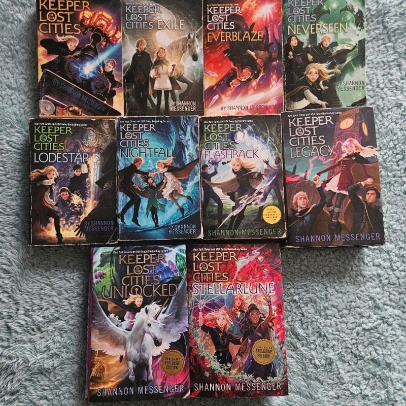 Keeper of the Lost Cities *NEAR COMPLETE SERIES ONLY MISSING #10*