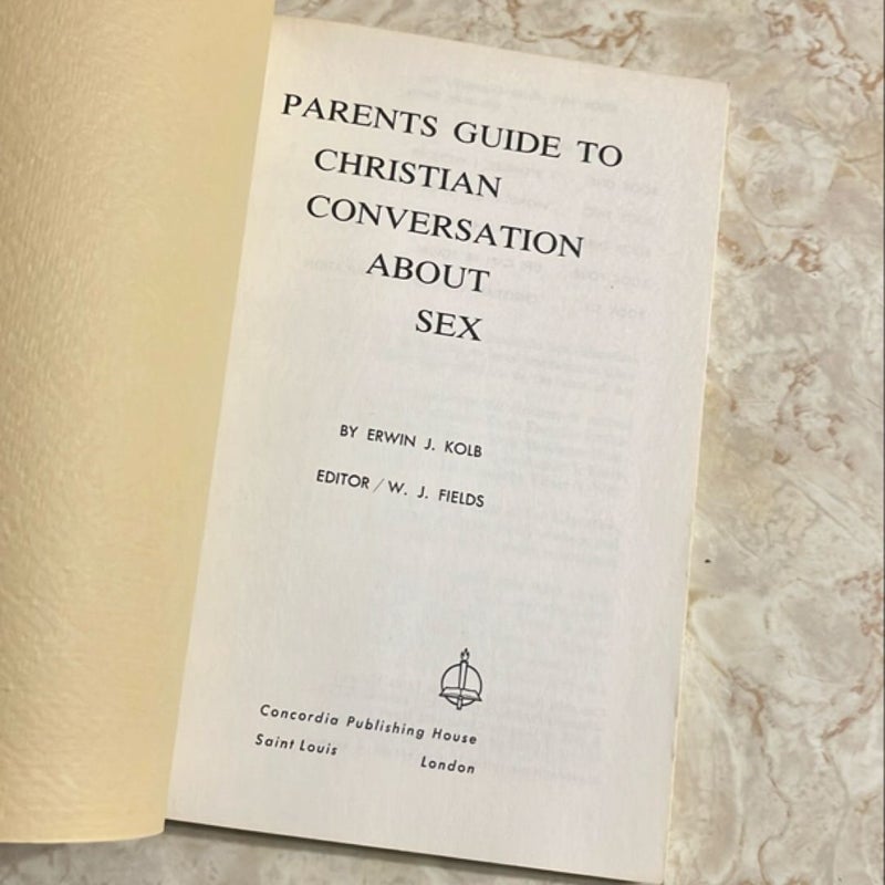 Parent’s Guide to Christian Conversation About Sex