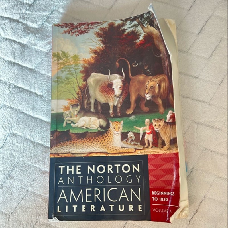 The Norton Anthology of American Literature