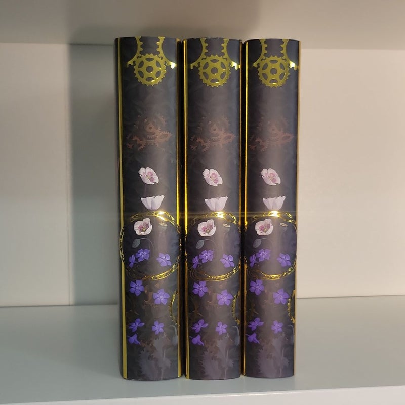 The Infernal Devices: dust jackets (fae crate)