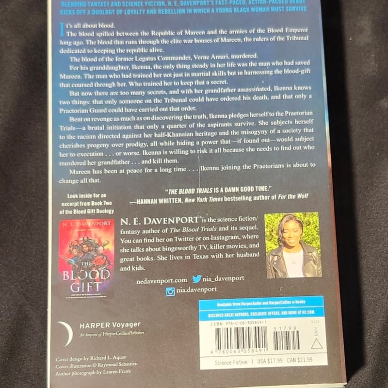 The Blood Trials by N.E. Davenport , Paperback Pangobooks