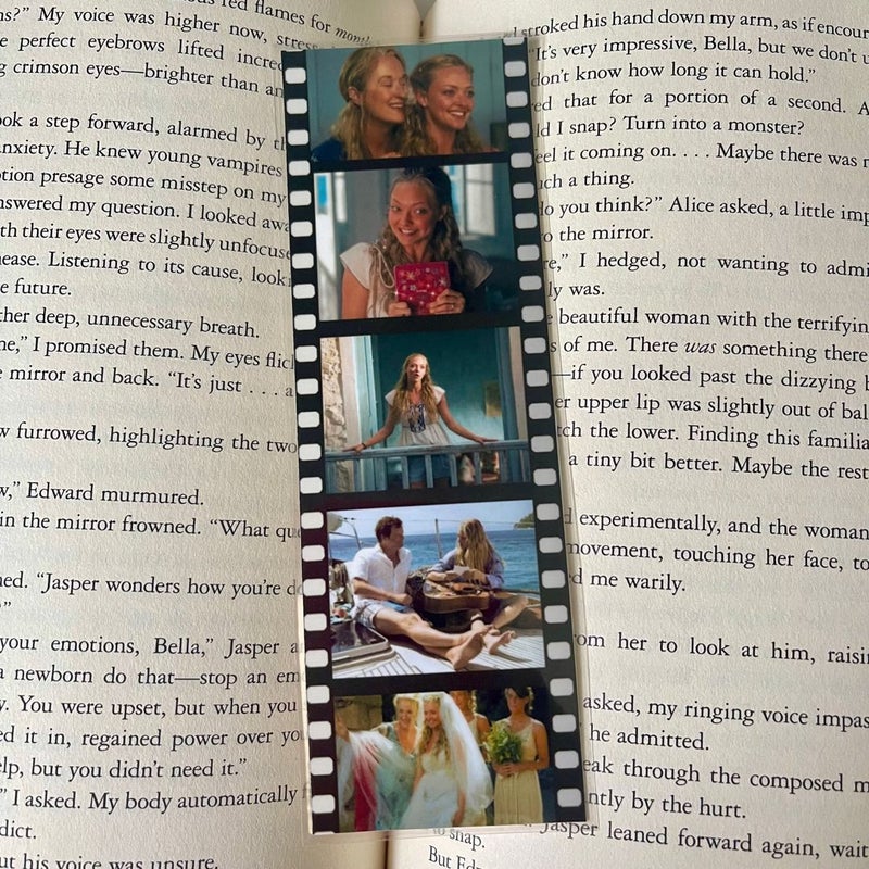 Mamma Mia film bookmark 