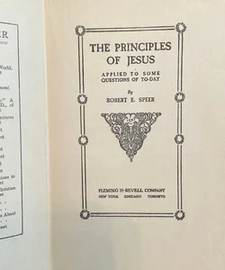 The Principals of  Jesus 