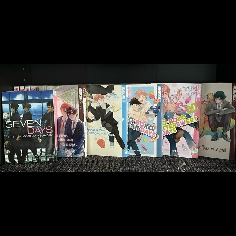 BL manga lot bundle of 18 (SOTUS, Dekoboko, and more!)