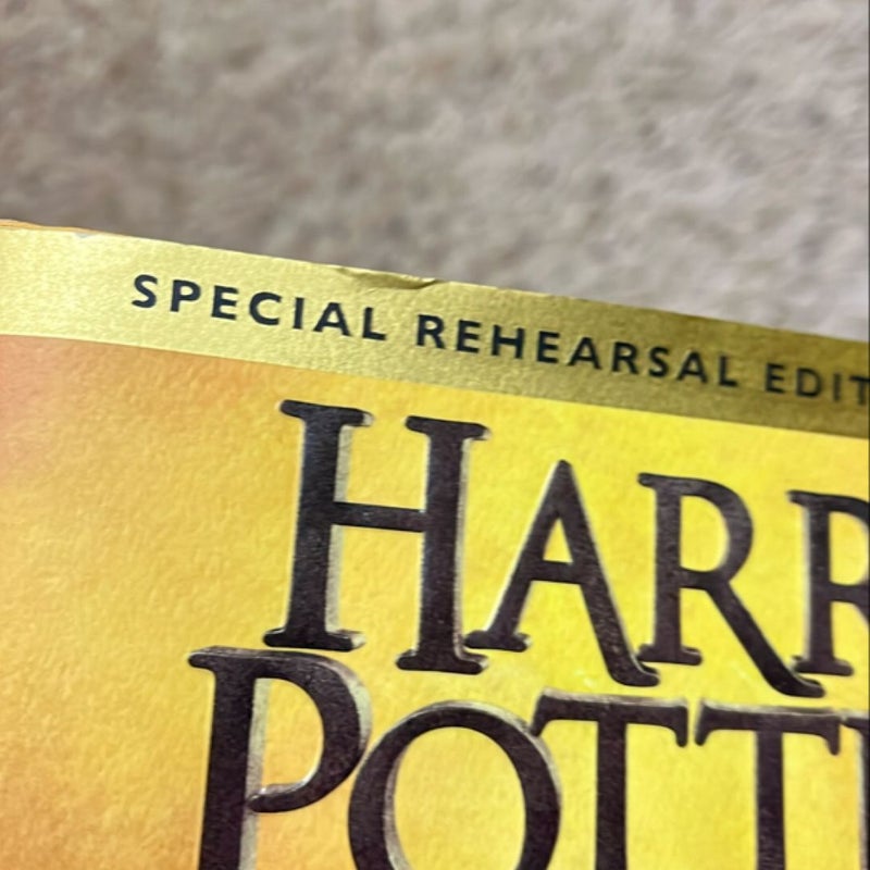 Harry Potter and the Cursed Child Parts One and Two (Special Rehearsal Edition Script)