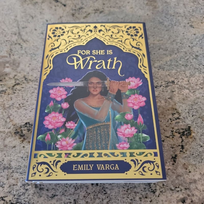 For she is wrath owlcrate exclusive signed copy