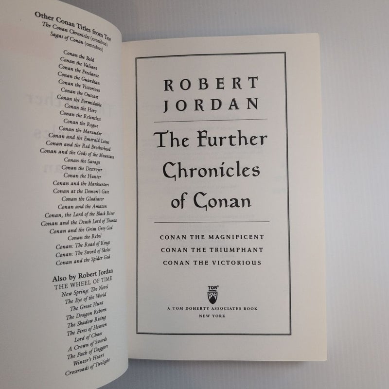 The Further Chronicles of Conan