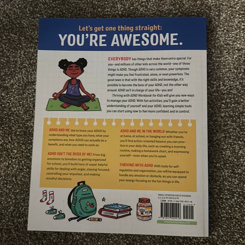 Thriving with ADHD Workbook for Kids