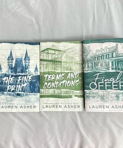 Dreamland Billionaires Series 3 Books Collection Set By Lauren Asher(The Fine Print, Terms and Conditions, Final Offer) 