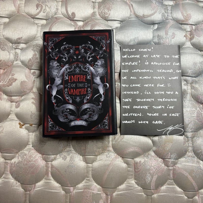 Empire of the Vampire Obsidian Moon Special Edition