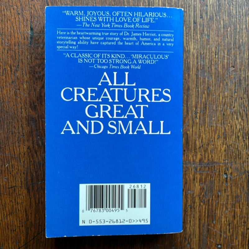 All Creatures Great and Small