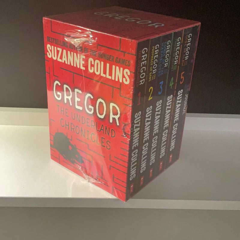 Gregor and The Underland Chronicles 5 Books and Journal Boxed Set